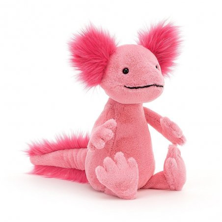 Jellycat Plüschtiere Axolotl Alice pink, 27cm Vorderseite | Kuscheltier.Boutique