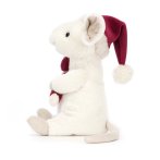 Jellycat Weihnachtsmaus mit Zuckerstange | Kuscheltier.Boutique