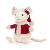 Jellycat Weihnachtsmaus Vorderseite | Kuscheltier.Boutique