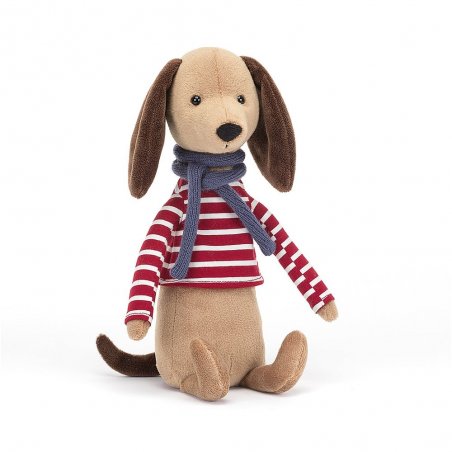 Jellycat Dackel Hund Beatnik Buddy Vorderseite | Kuscheltier.Boutique