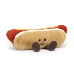 Jellycat Amuseables Hot Dog, Vorderseite | Kuscheltier.Boutique