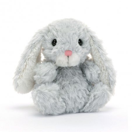 Jellycat Hase Yummy, silbergrau Vorderseite | Kuscheltier.Boutique