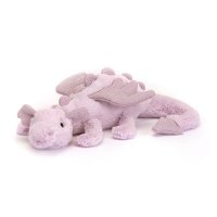 Jellycat Plüschtiere Drache Lavender klein, Vorderseite | Kuscheltier.Boutique