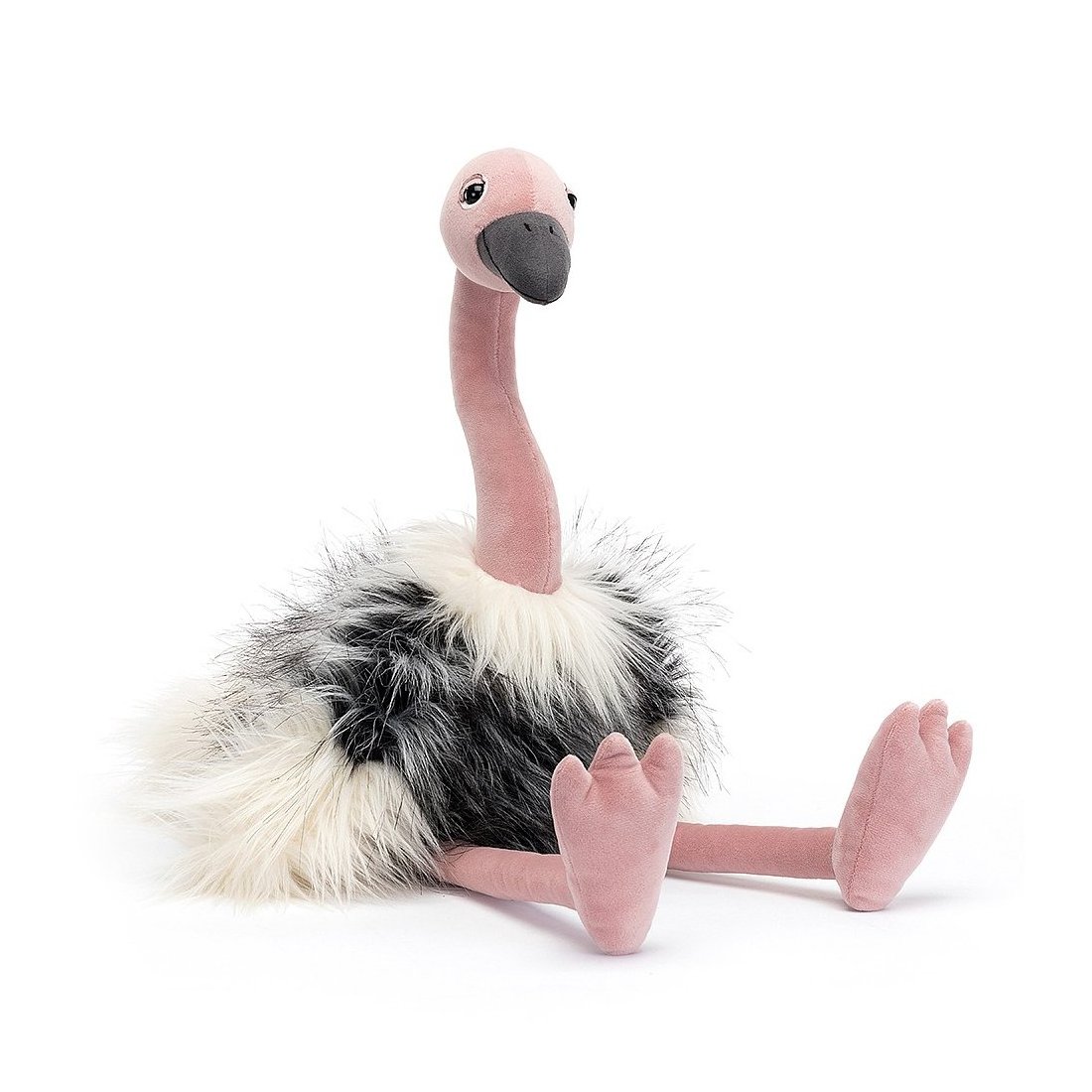 Jellycat Strauß Ramonda Ostrich Vorderseite | Kuscheltier.Boutique