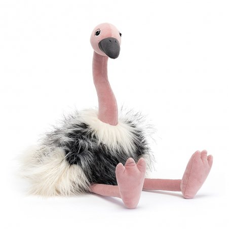 Jellycat Strauß Ramonda Ostrich Vorderseite | Kuscheltier.Boutique