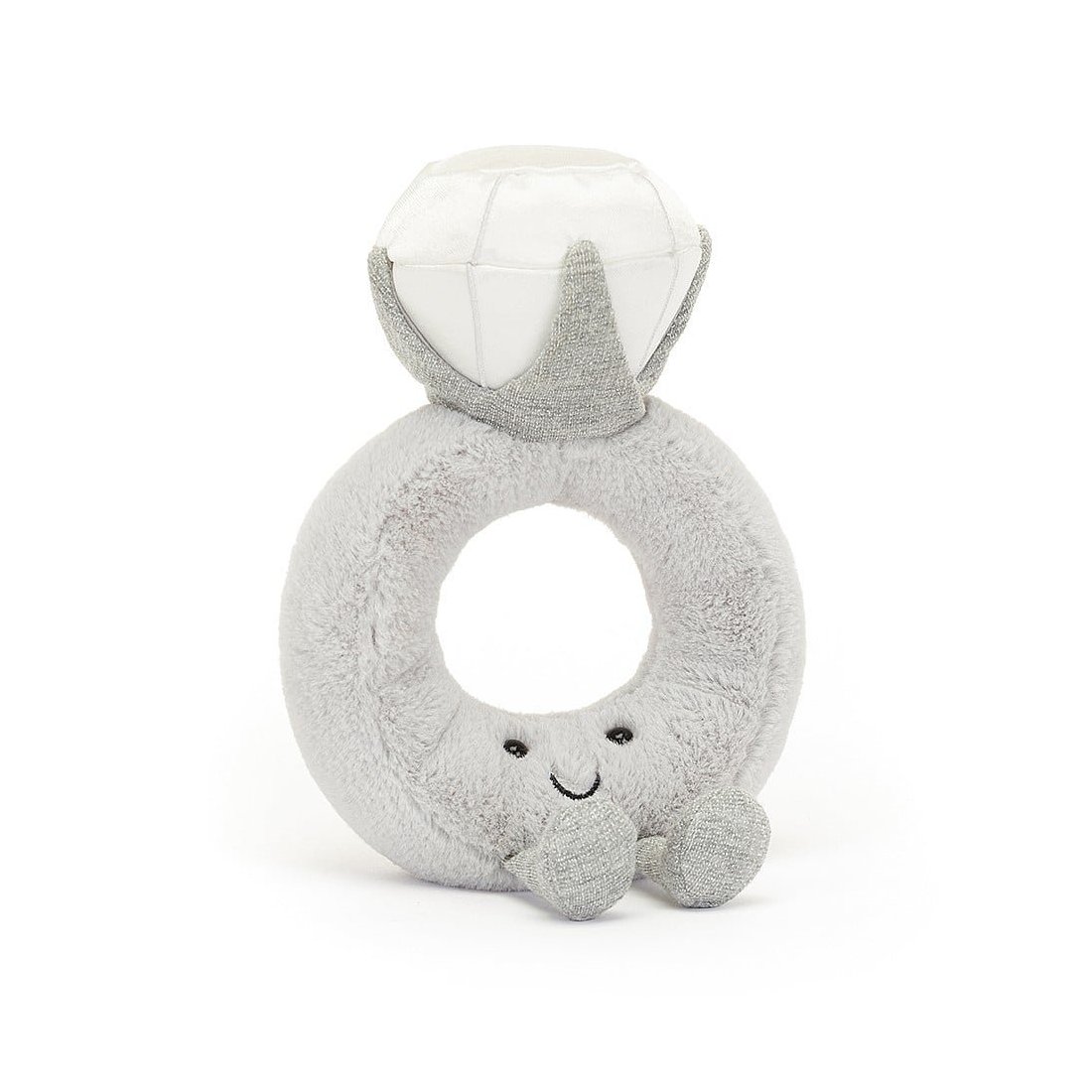 Jellycat Amuseables Diamantring, Vorderseite | Kuscheltier.Boutique