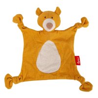 sigikid Yellow Sunshine Schmusetuch Teddybär Vorderseite | Kuscheltier.Boutique