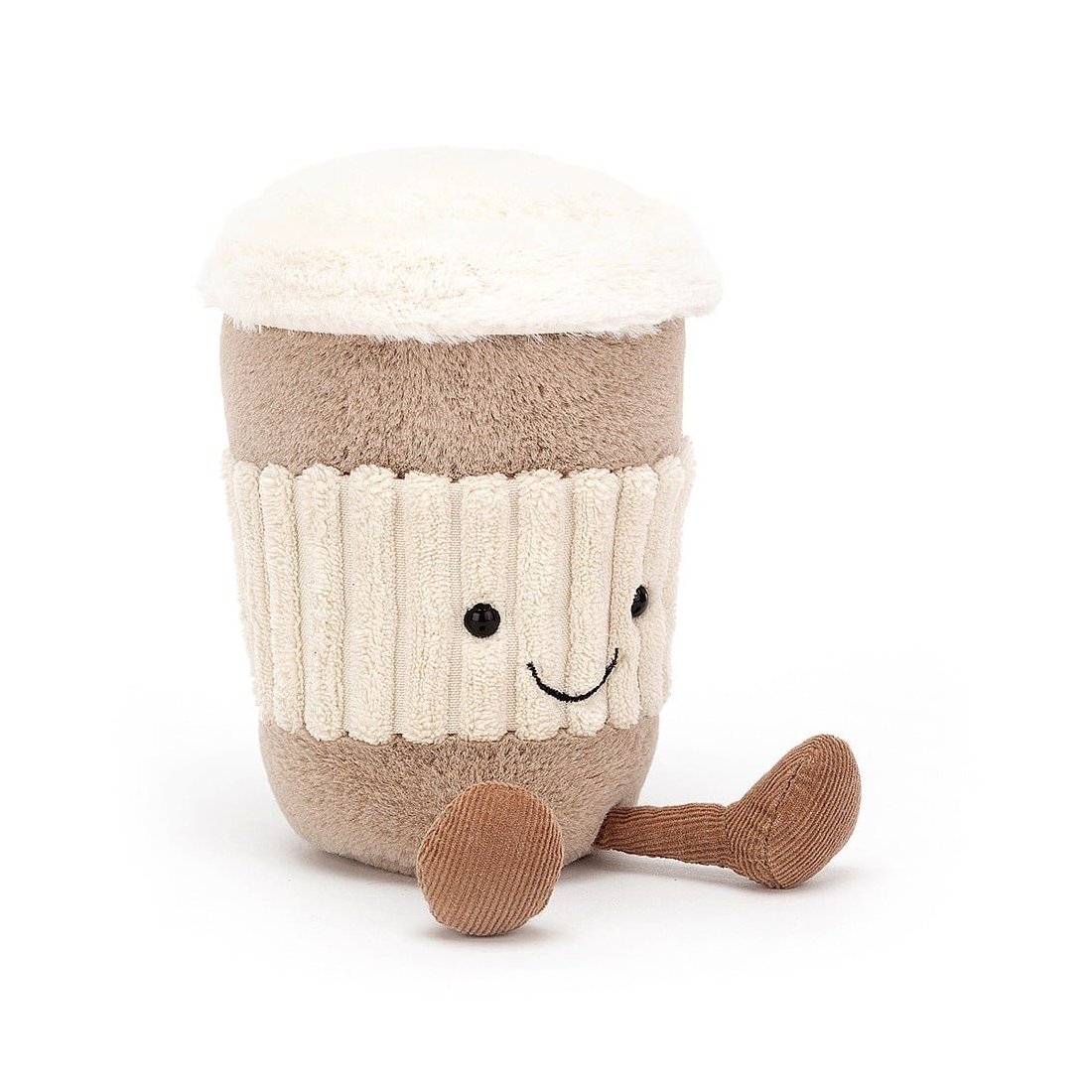 Jellycat Amuseables Coffee to Go, Vorderseite | Kuscheltier.Boutique