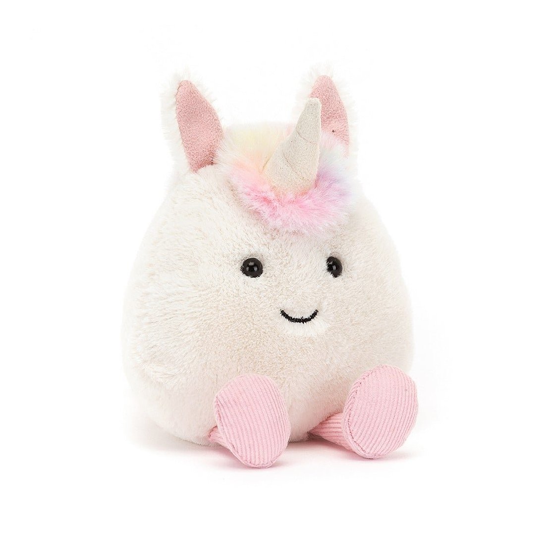 Jellycat Einhorn Amuseabean Unicorn, Vorderseite | Kuscheltier.Boutique