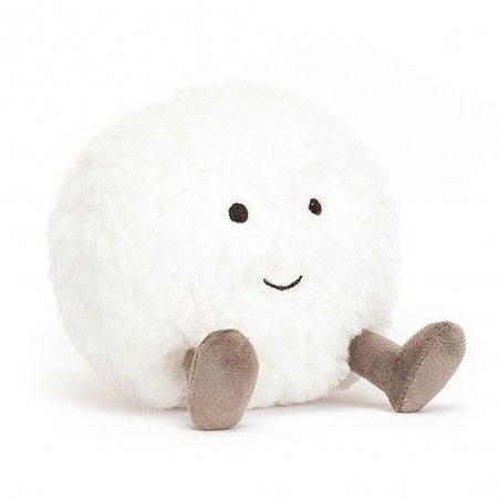 Jellycat Amuseables Plüsch Schneeball Vorderseite | Kuscheltier.Boutique