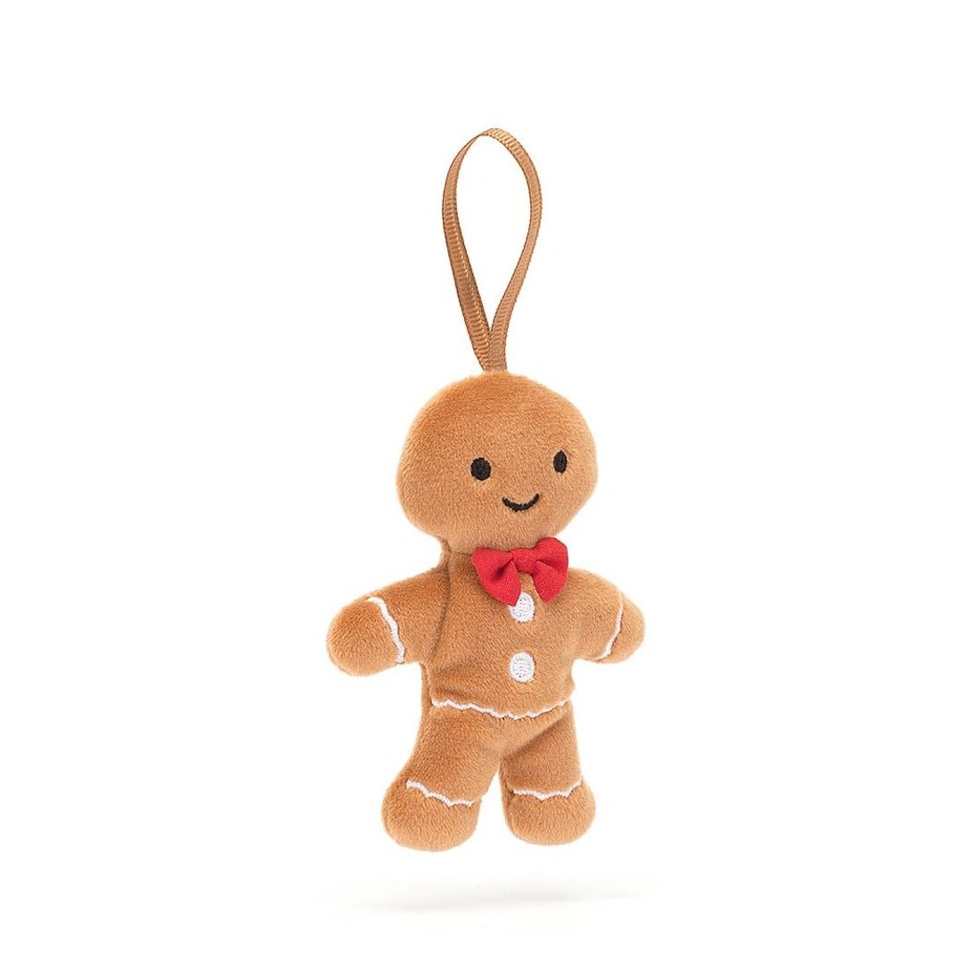 Jellycat Anhänger Festive Folly Gingerbread Fred Vorderseite | Kuscheltier.Boutique