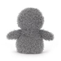 Jellycat Wee Pinguin grau-weiß Rückseite | Kuscheltier.Boutique