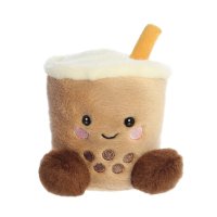 Palm Pals Bubbletea Boba Milky Tea , Vorderseite | Kuscheltier.Boutique