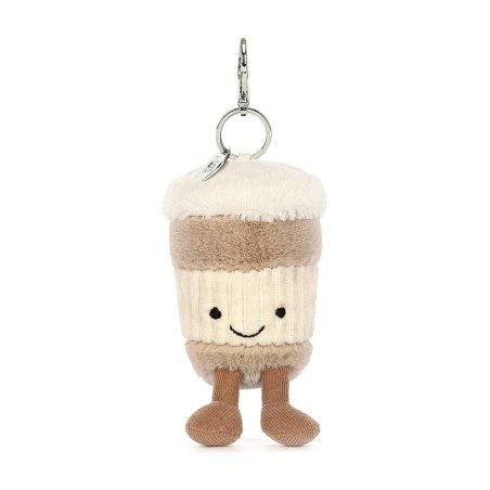 Jellycat Amuseables Coffee to Go, Vorderseite Anhänger | Kuscheltier.Boutique