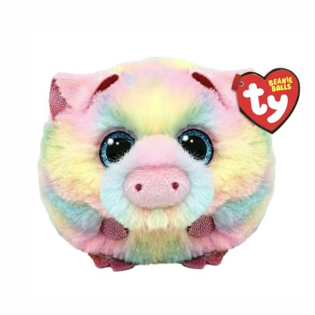 Ty Puffies Schwein Picasso Pig pastell / bunt | Kuscheltier.Boutique