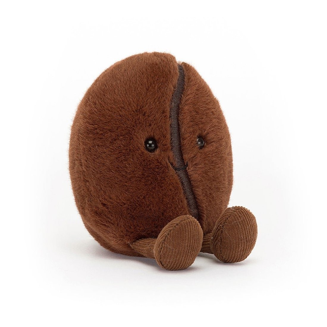 Jellycat Amuseables Coffee Bean Vorderseite Kaffeebohne | Kuscheltier.Boutique