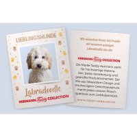 Hermann TEDDY Labradoodle weiß Hangtag | Kuscheltier.Boutique