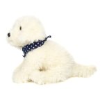 Hermann TEDDY Labradoodle weiß sitzend | Kuscheltier.Boutique