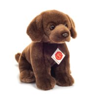Hermann TEDDY Labrador dunkelbraun sitzend | Kuscheltier.Boutique
