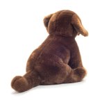 Hermann TEDDY Labrador dunkelbraun Rückseite | Kuscheltier.Boutique