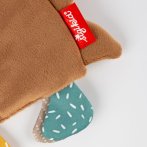 sigikid Knister-Schmusetuch Igel Detail Logo | Kuscheltier.Boutique