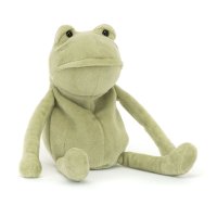 Jellycat Fergus Frog 18cm Vorderseite Frosch  | Kuscheltier.Boutique