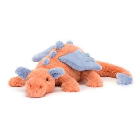 Jellycat Persimmon Dragon Vorderseite Drache | Kuscheltier.Boutique