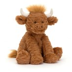 Jellycat Kuh Fuddlewuddle Highlandcow Vorderseite | Kuscheltier.Boutique