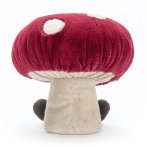 Jellycat Fliegenpilz Amuseables Mushroom Rückseite | Kuscheltier.Boutique