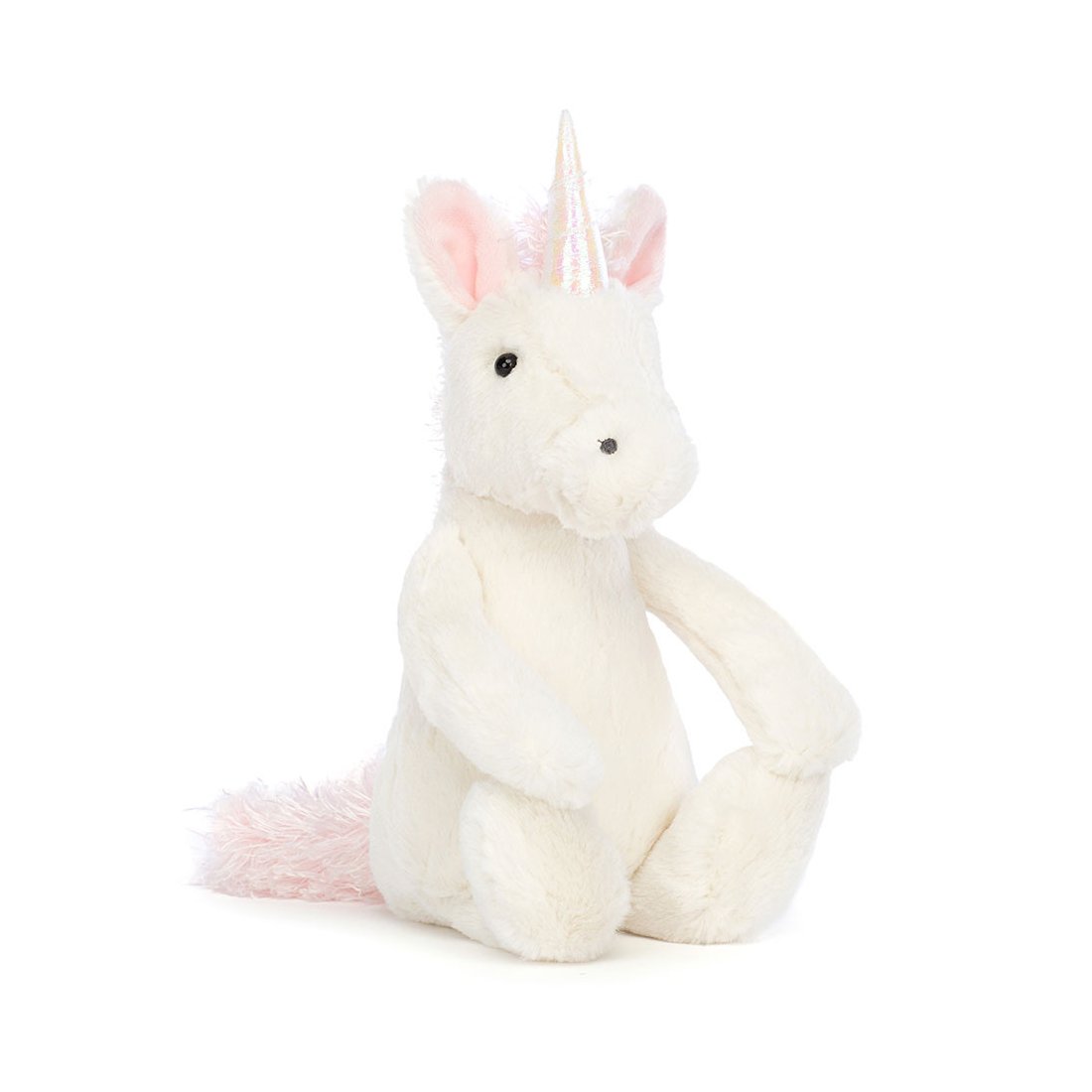 Jellycat Einhorn Bashful Unicorn Vorderseite | Kuscheltier.Boutique