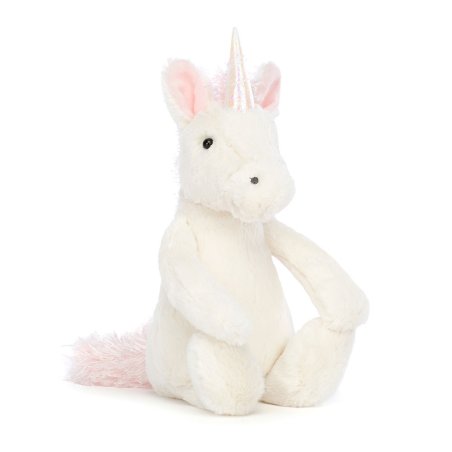 Jellycat Einhorn Bashful Unicorn Vorderseite | Kuscheltier.Boutique