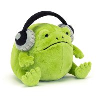 Jellycat Ricky Rainfrog Headphones Vorderseite Frosch | Kuscheltier.Boutique