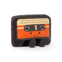 Jellycat Amuseables Cassette Tape Vorderseite Musikkassette | Kuscheltier.Boutique