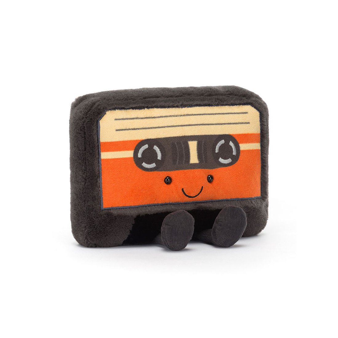 Jellycat Amuseables Cassette Tape Vorderseite Musikkassette | Kuscheltier.Boutique