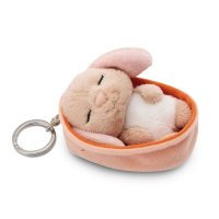 NICI Schlüsselanhänger Sleeping Bunnies Hase karamell | Kuscheltier.Boutique