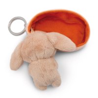 NICI Schlüsselanhänger Sleeping Bunnies Hase karamell Rückseite | Kuscheltier.Boutique