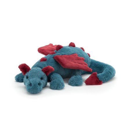 Jellycat Dexter Dragon 50cm Vorderseite Drache | Kuscheltier.Boutique