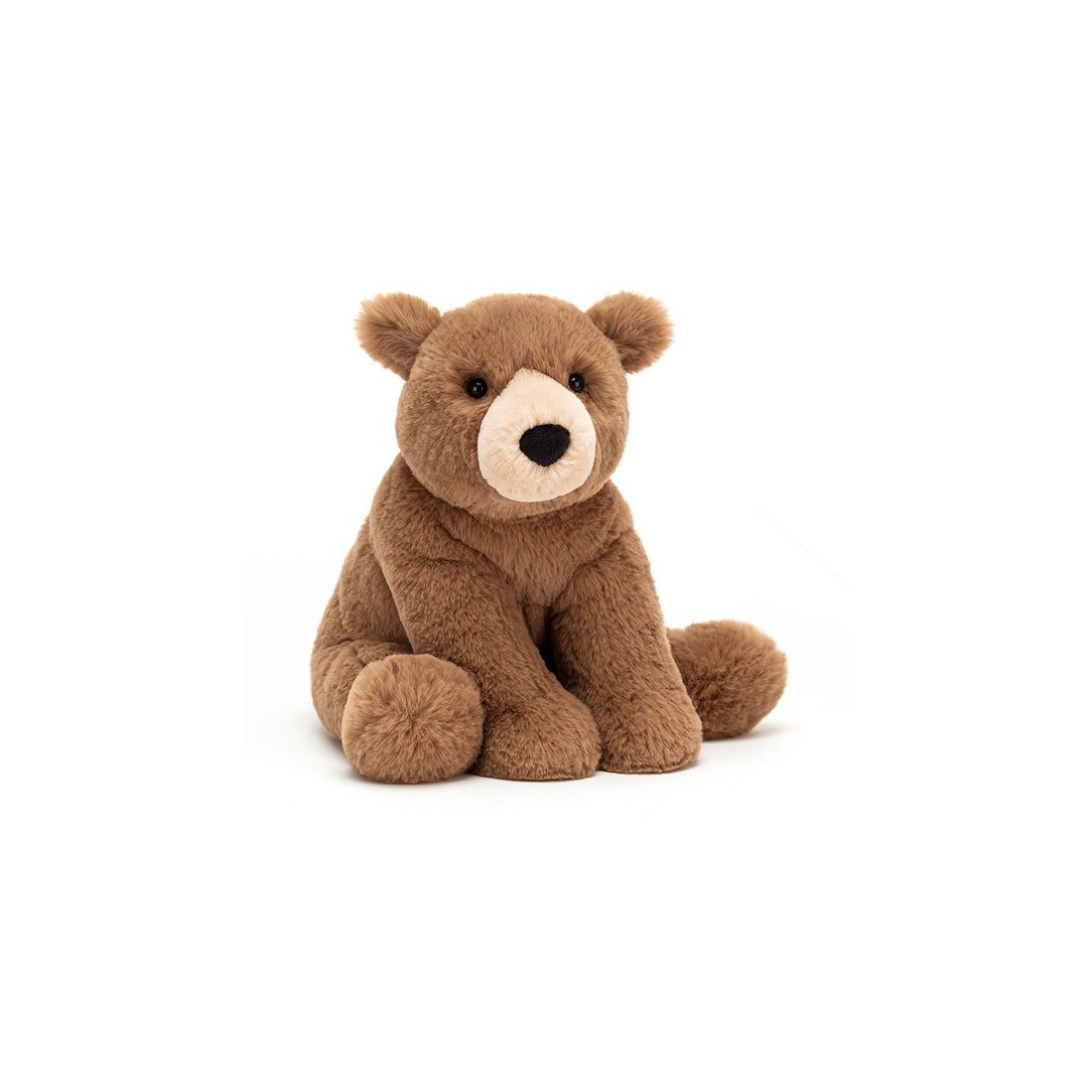 Jellycat Teddy Bär Woody Bear sitzend Vorderseite | Kuscheltier.Boutique