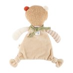 sigikid Vanilla brauner Teddy Bär Rückseite Schmusetuch | Kuscheltier.Boutique