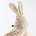 sigikid Vanilla Hase Ecru Detail Gesicht Schmusetuch | Kuscheltier.Boutique