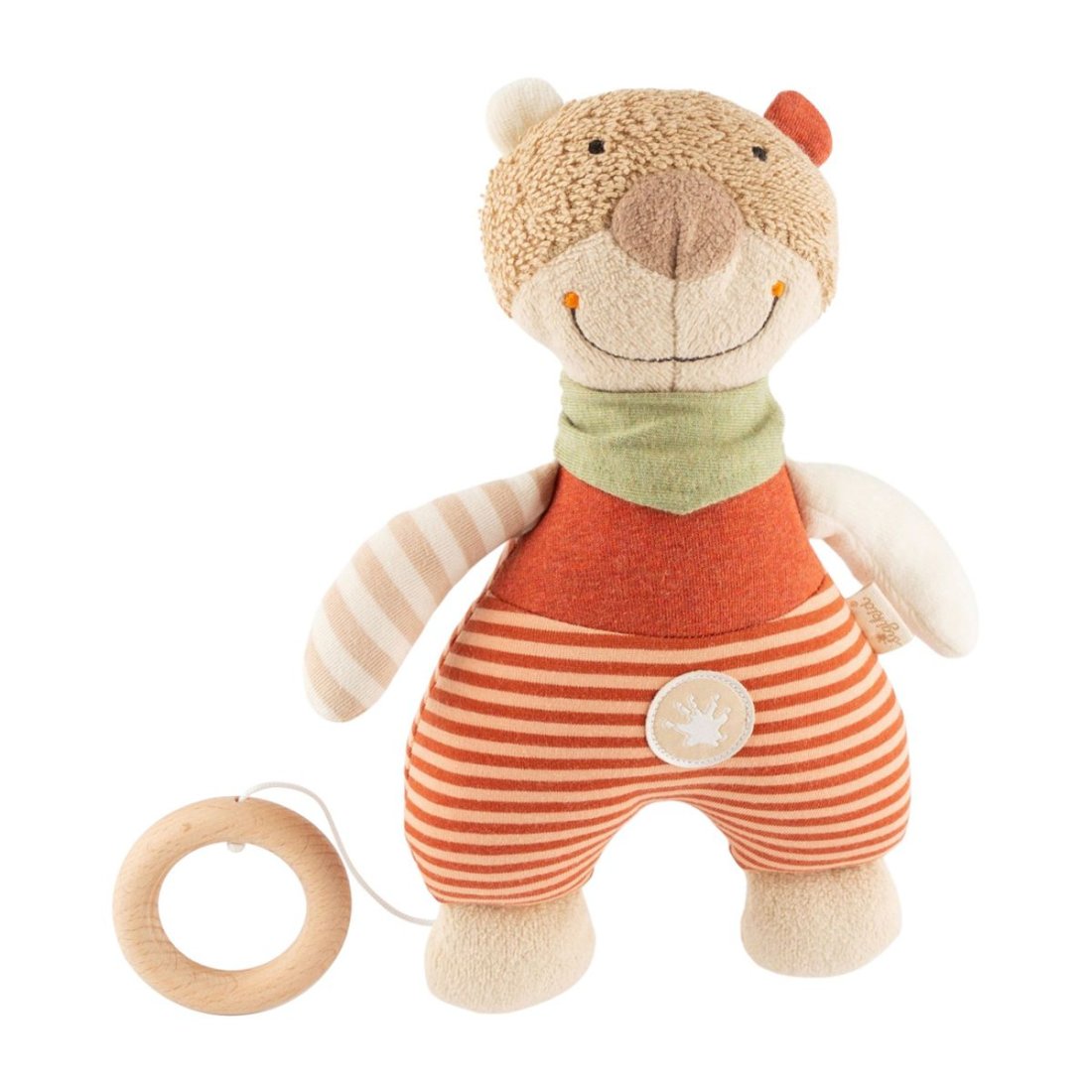 sigikid Vanilla Spieluhr brauner Teddybär Vorderseite | Kuscheltier.Boutique