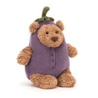 Jellycat Teddy Bär Bartholomew Bear Aubergine Vorderseite | Kuscheltier.Boutique