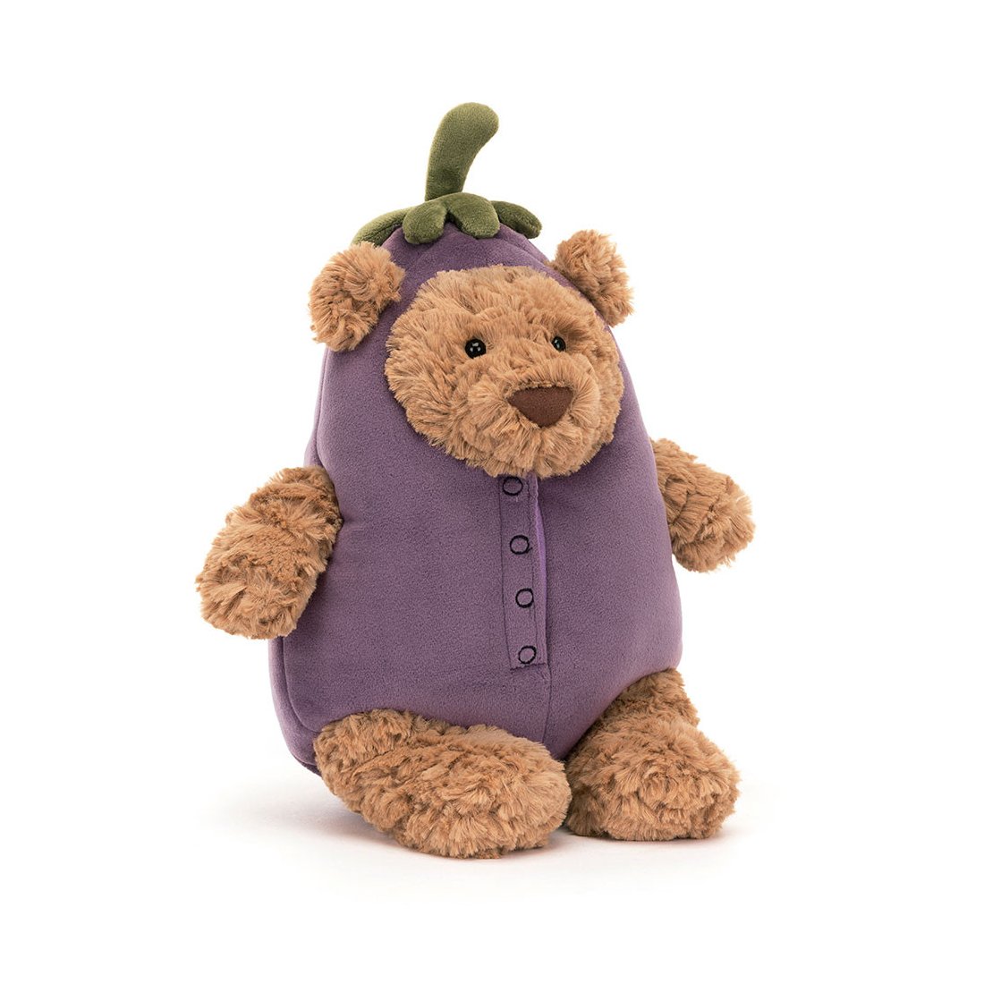 Jellycat Teddy Bär Bartholomew Bear Aubergine Vorderseite | Kuscheltier.Boutique