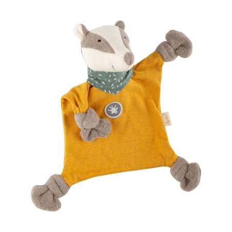 sigikid Tiny-Tissue Dachs Vorderseite Schmusetuch | Kuscheltier.Boutique