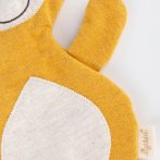 sigikid Tiny Tissue Teddybär ocker Material Knistertuch | Kuscheltier.Boutique