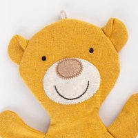 sigikid Tiny Tissue Teddybär ocker Gesicht Knistertuch | Kuscheltier.Boutique