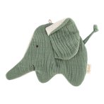 sigikid Tiny Tissue Elefant Vorderseite Musselin-Knistertuch | Kuscheltier.Boutique