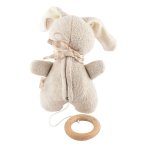 sigikid Tiny Tissue Hase Rückseite  Spieluhr | Kuscheltier.Boutique