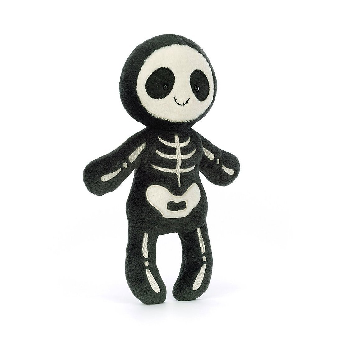 Jellycat Skelett Skeleton Bob, schwarz-weiß | Kuscheltier.Boutique