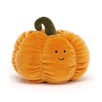 Jellycat Kürbis Vivacious Vegetable Pumpkin, Vorderseite | Kuscheltier.Boutique